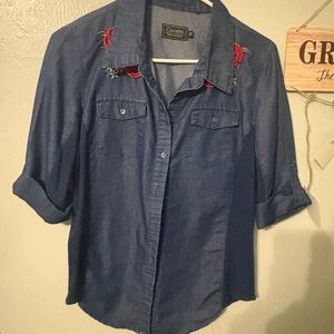 Cavalini Blue Denim Shirt